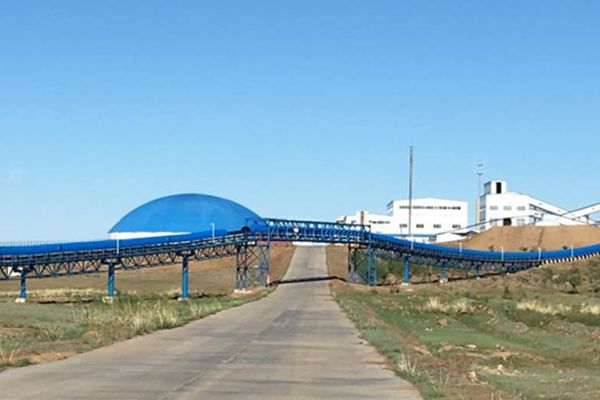 Проект поставки конвейера для транспортировки  известняка для цементного завода компании «Mengxi Group»